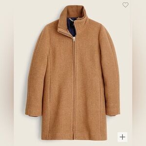 Jcrew lodge coat in Italian stadium-cloth wool
